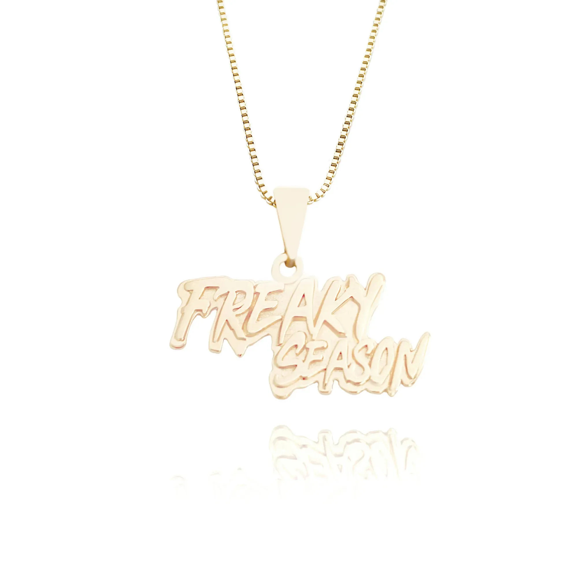 Conjunto Corrente + Pingente Freaky Season (Banho Ouro)