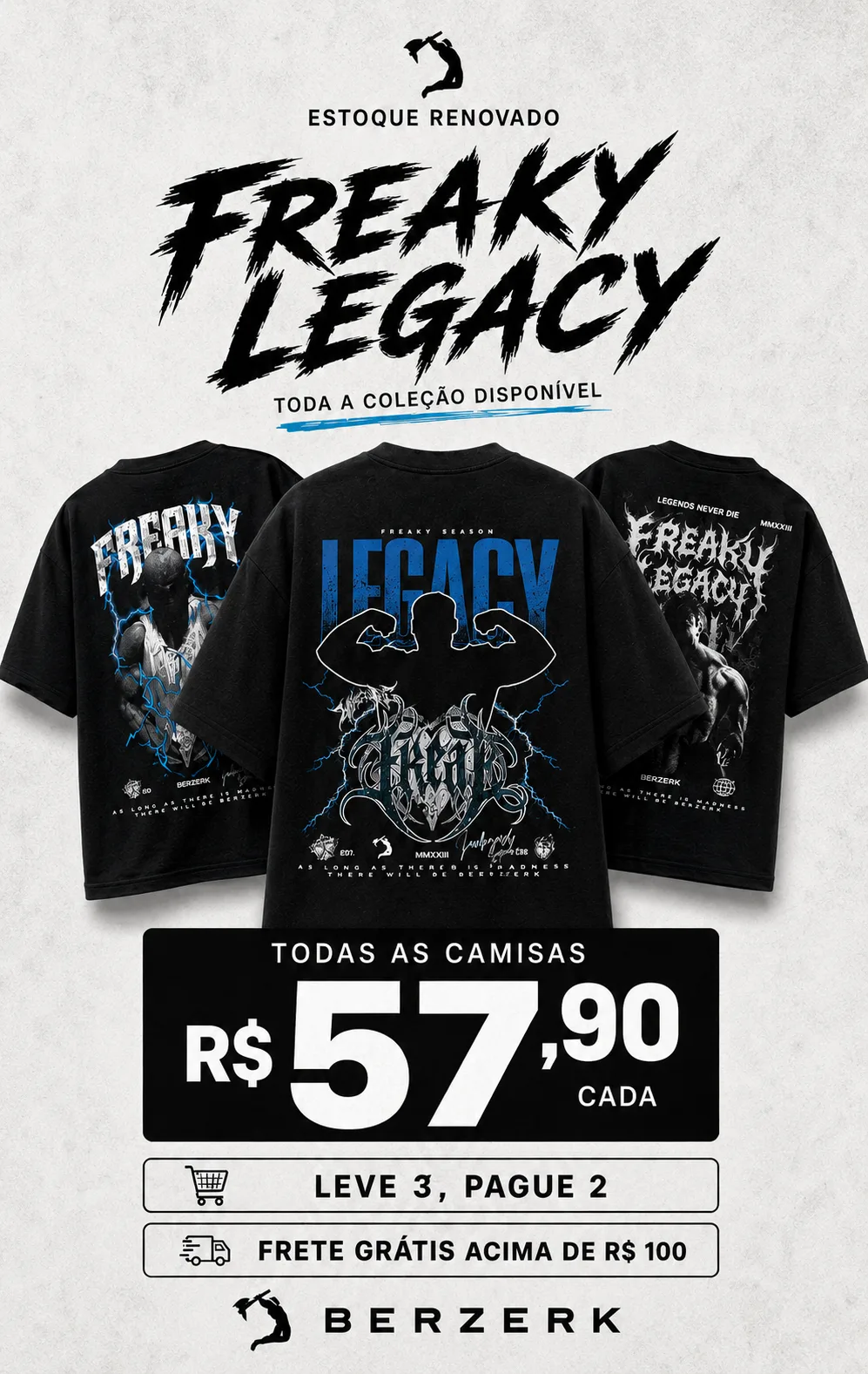 Freaky Legacy - estoque renovado