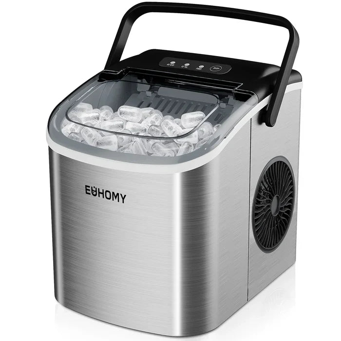 Smart Ice - Máquina de Gelo Portátil 12kg - Compacta, Silenciosa e Rápida