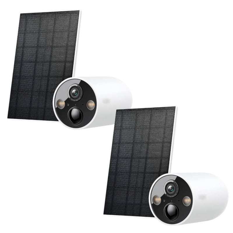 Câmera SolarGuard [Sem Fio Bateria Solar WiFi Resolução 2K 4MP]