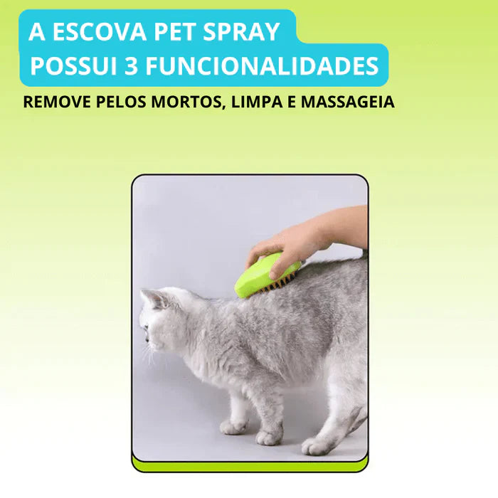 Escova Pet Spray à Vapor Clean®