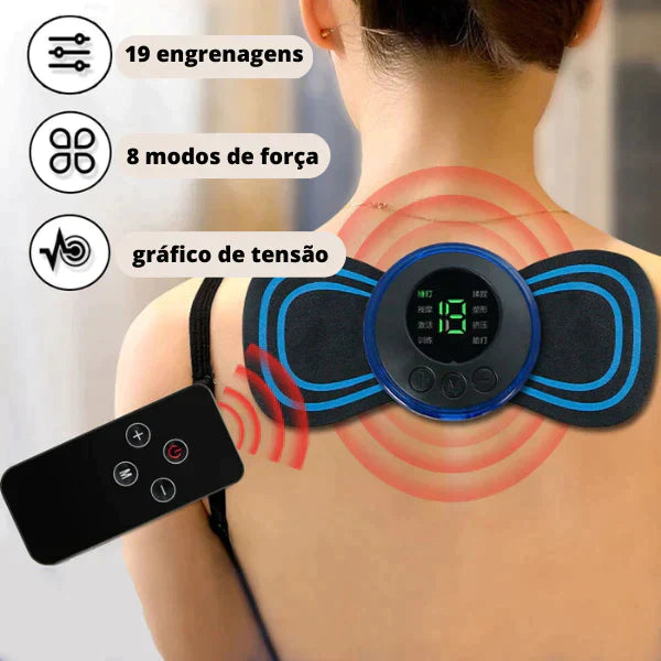 Compre 1 Leve 2 Massageador Elétrico Relax Ultra + Controle Remoto e Cabo USB Turbo