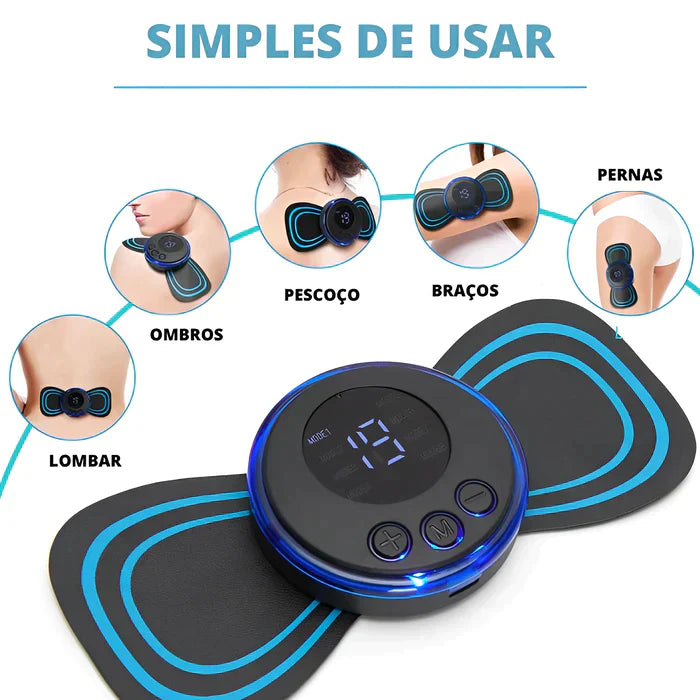 Compre 1 Leve 2 Massageador Elétrico Relax Ultra + Controle Remoto e Cabo USB Turbo