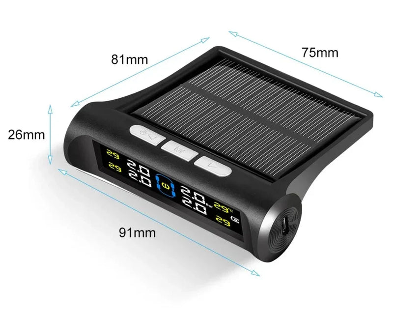 Sensor de Pressão de Pneu Movido á Energia Solar