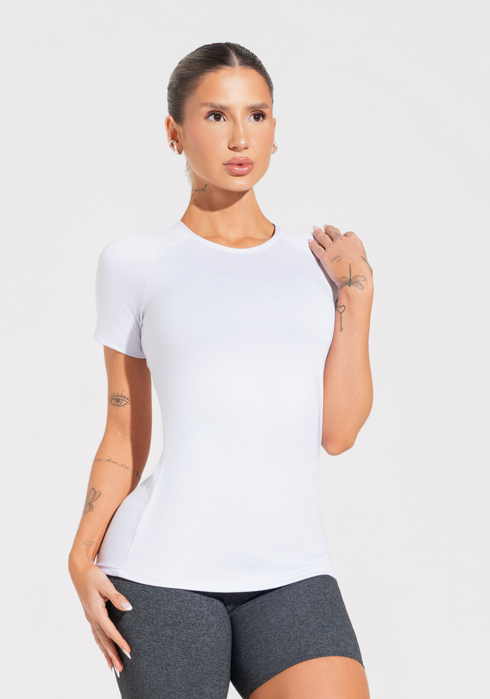 Blusa Feminina com Manga Raglan Soul Dlk Branco
